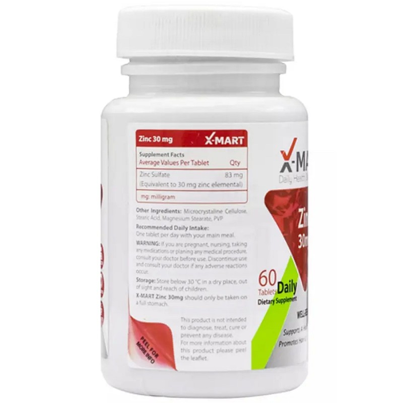 Zinc 30 mg X Mart