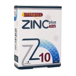 Vitawell Zinc Plus 10 mg 30