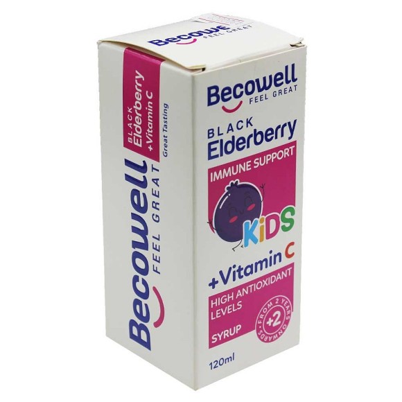 Becowell Black Elderberry Syrup