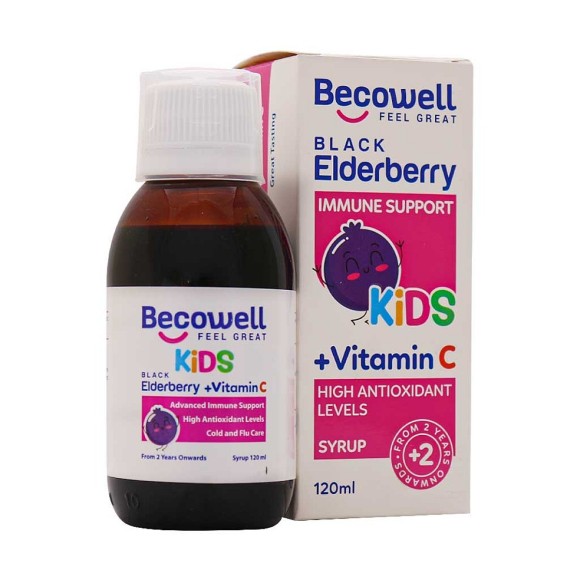 Becowell Black Elderberry Syrup