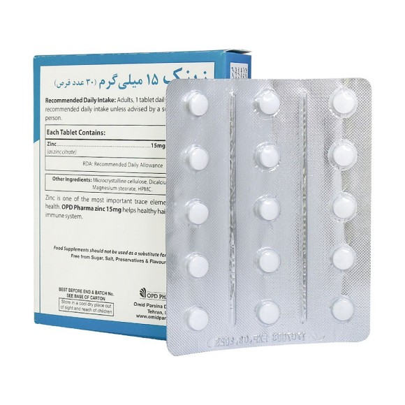 Zinc 15 mg OPD Pharma